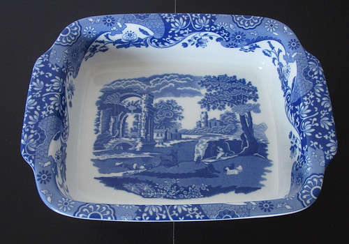Spode blue italian rectangular - spode,