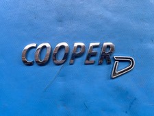 BMW Mini Cooper D Boot Badge (51142754747) R55/R56/R58/R59/R60/F54/F55/F56/F60