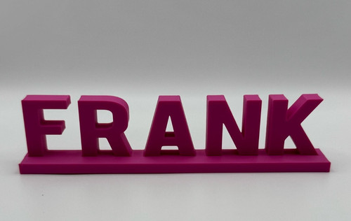 Personalised desk name - personalised,