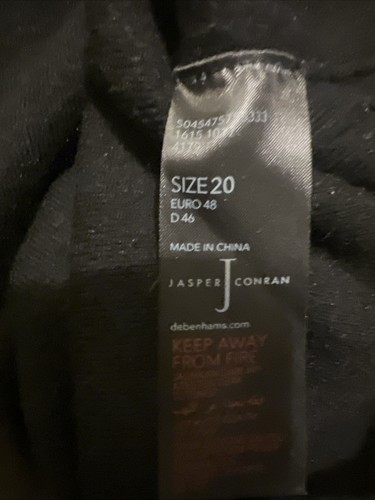 Jasper conran black wrap back - black,