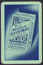Wills's Woodbines Cigarette Advertising Single  Playing Card