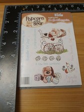 Popcorn The Bear Rubber Stamps - Kids Bundle of Joy