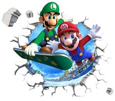 Super Mario Wall Decal 3D Art