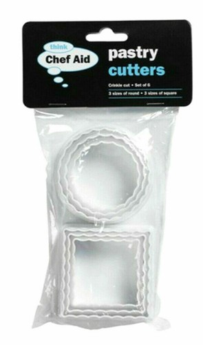 Crinkle pastry cutters - 6,