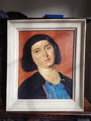 Vintage oil painting board - oil,