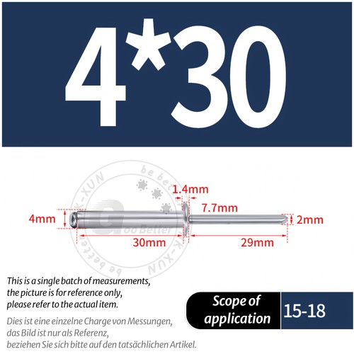 Pop rivets aluminium steel - pop,