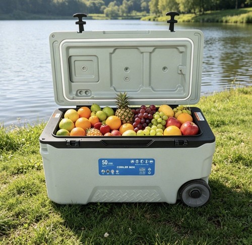 50l insulated cool box - insulated, on