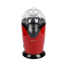 EMtronics Red Electric Popcorn Maker Machine Pop Corn Popper Non-Stick Interior