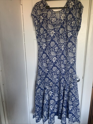 Anokhi for east blue floral - anokhi,