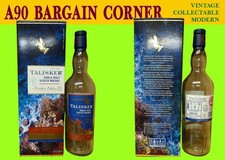 TALISKER DISTILLERS EDITION OLD SKYE MALT WHISKY EMPTY 70cl BOTTLE & DISPLAY BOX