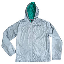Mercedes AMG Petronas F1 Formula One Jacket Full Zip Silver Windbreaker Medium