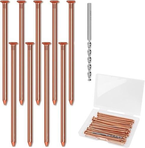 10pcs copper nails - copper,