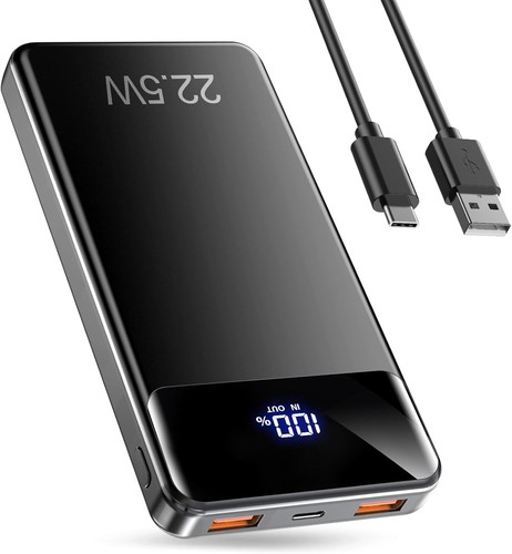 20000mah power bank - 22.5w, fast