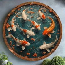 COLOURFUL JAPANESE KOI CARP