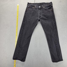 Levis 501 Jeans Mens Gray
