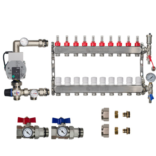 Underfloor heating manifold - heating,