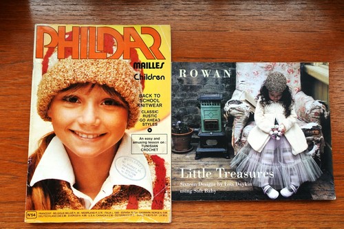 Two knitting books vintage - knitting,