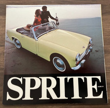 1968 MG Austin Healey Sprite Mark IV - Vintage 6-Page Sales Brochure Catalog