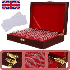 Wooden Coins Display Storage