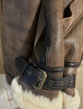 Cockpit USA B3 Sheepskin Flying Bomber Biker Pilot Jacket 38S RRP £1280.00