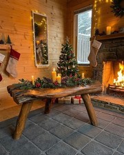 Natural Solid Wood Live Edge