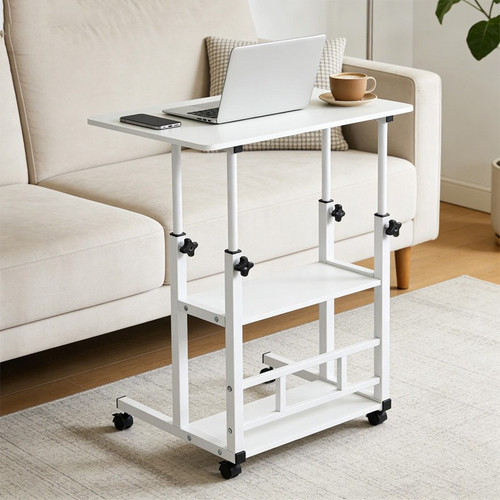 Tier rolling computer desk - 3,