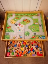 Large Wooden Play Table With