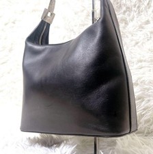 GUCCI Black Leather Hobo Bag