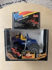 1980’s VINTAGE Battery Powered Big Winch 4x4 Jeep Encore Toys HONG KONG No.80110