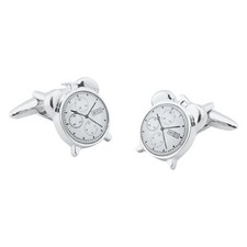 Novelty Alarm Clock Cufflinks