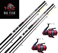 2 x 14ft Stiffi Beachcaster Sea Fishing Rods & 2 x Stiffi 170 Reels - 4-8oz