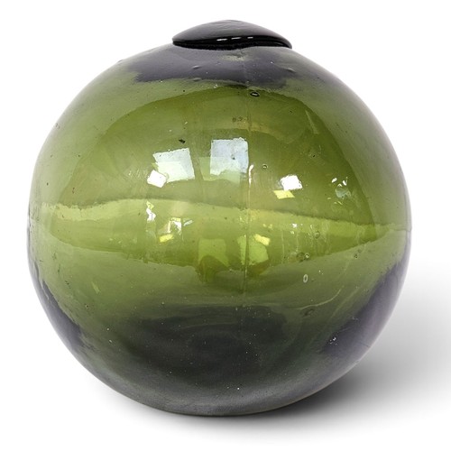 Vintage japanese green glass - green,