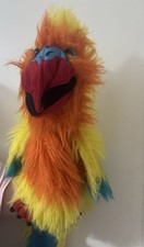 The Puppet Company Large Macaw Parrot Bird With Squeaker Hand Puppet 