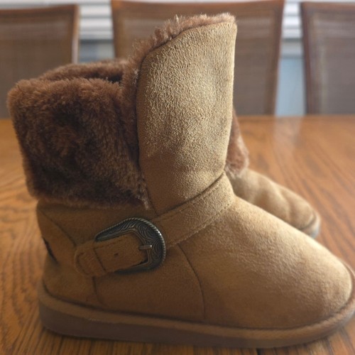 Rampage kids brown - kids, faux-suede