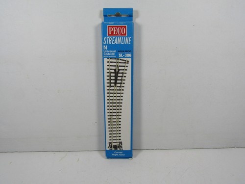 Peco 386 curved right - sl-386,