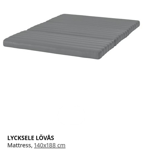 Ikea lovas mattress - for, double
