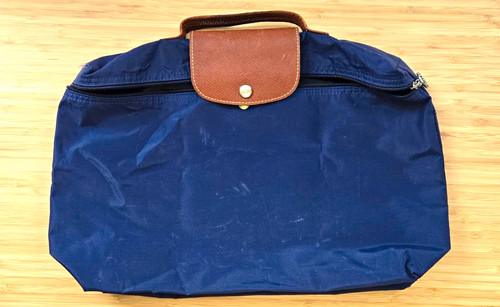 Longchamp classic navy nylon - nylon, &