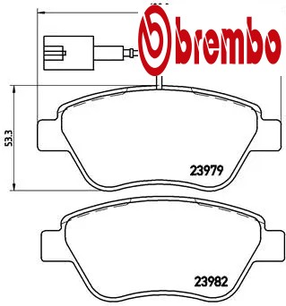 Front brake pad - disc,
