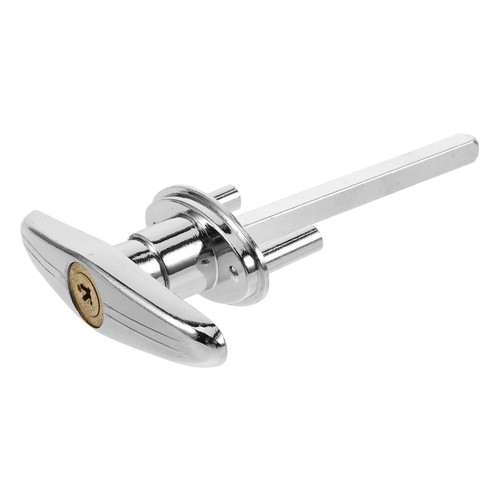 Silver metal garage door lock - silver,