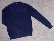 BNWT GEORGE @ ASDA STUDIO EDIT NAVY STITCH STRIPE KNITTED JUMPER SIZE 2XL