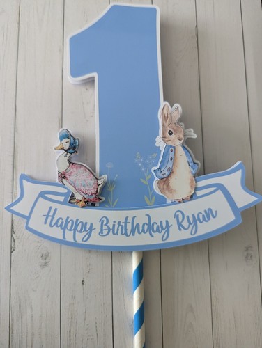 Peter rabbit cake topper - rabbit,