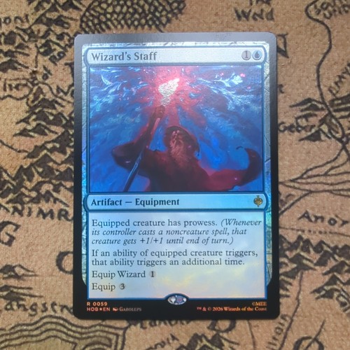 Mtg wizard staff foil - wizard’s, staff.