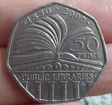 Public Library 50p Coin