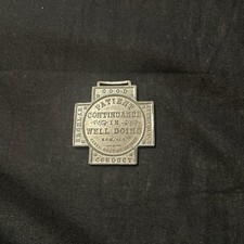 antique Sunday School Award of Merit attendance medal