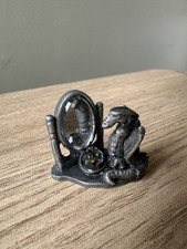 Reflections WAPW Dragon with Mirror - 1.25" Pewter Metal Miniature Figurine