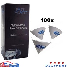 100x Paint Strainer Cones 190 Micron – Fine Mesh Disposable Filters FMT5190