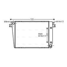 Radiator For BMW 5 Series E28