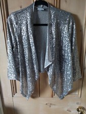 Next Gold Sequinned Jacket UK S