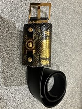 Versace Ladies Belt With Purse