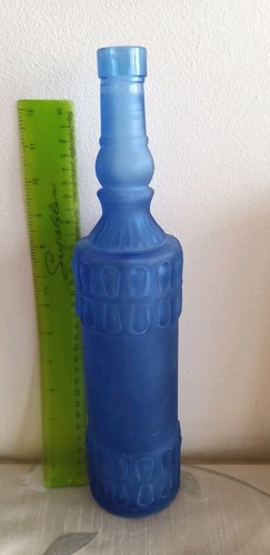 Vintage cobalt blue - vintage, frosted